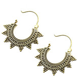 Brass Bali Hangers Earrings