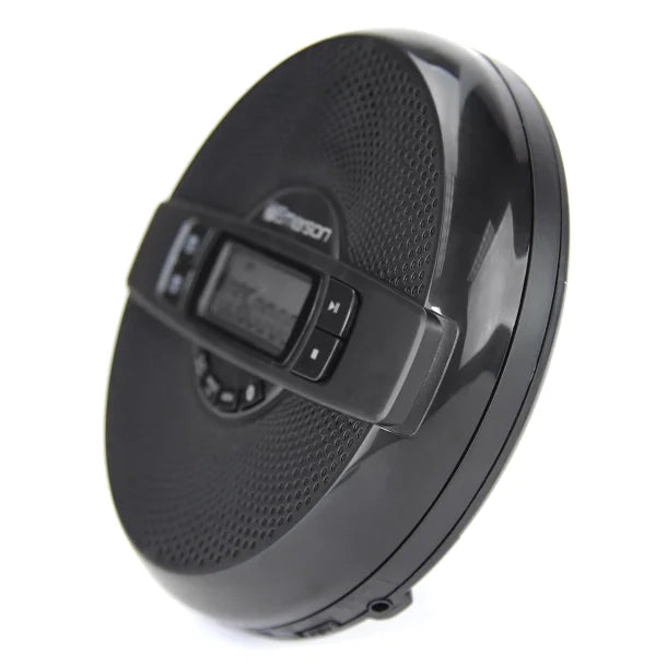 Lecteur CD portable Emerson® avec haut-parleur, radio FM, écouteurs et sortie Bluetooth® – Noir, EPCD-2000