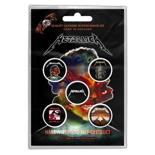 Metallica - Hardwired Button Set