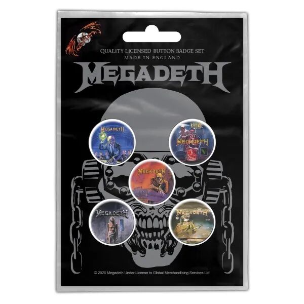 Megadeth - Vic Rattlehead Button
