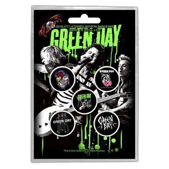 Green Day - Revolution Button Pin Set