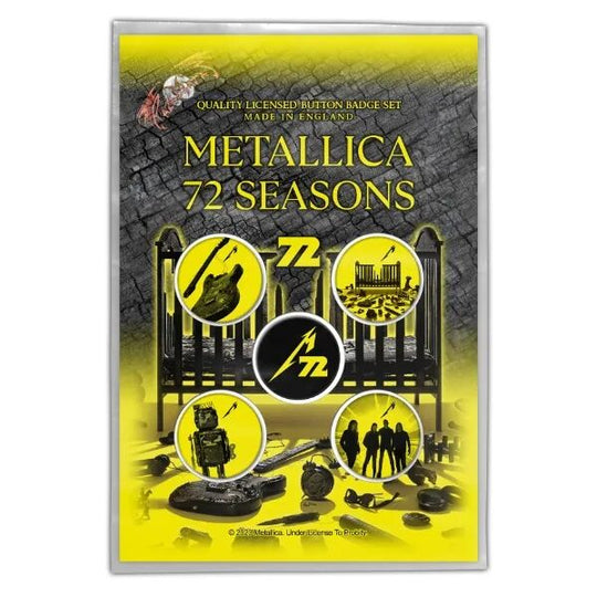 Metallica - 72 Seasons Button Pin Set