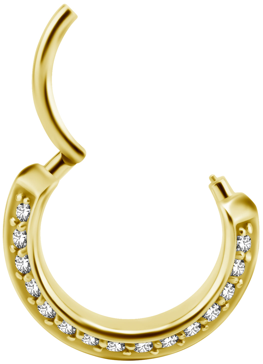 HINGED CONCH RING SET W. PREMIUM ZIRCONIA