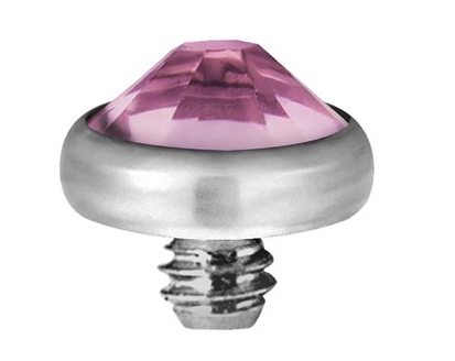 Titanium internal crystal spare replacement flat disc