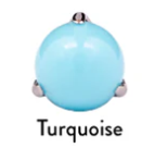 Junipurr Jewelry Prong-Set Bead - Threadless