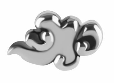 Attache sans filet en CoCr avec un nuage