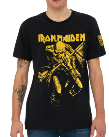 Iron Maiden - 50 Trooper Crop Yellow