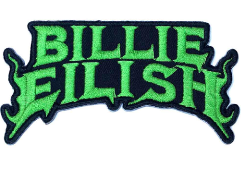 Billie Eilish -Flame Logo Cut Out patch