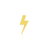 Gold lightning bolt (left)