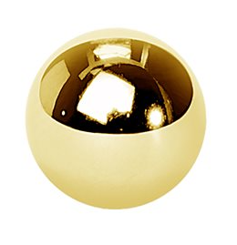 24K gold plated spare replacement ball external