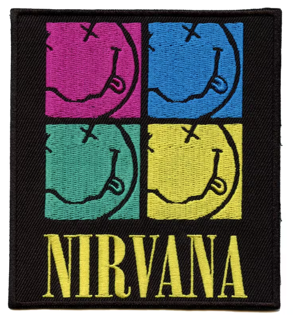 Nirvana (patch Squares smiley)