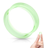Double Flared Saddle Ear Skin Tunnels Ultra Soft Silicone Flexible