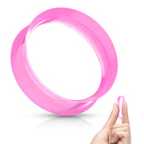 Double Flared Saddle Ear Skin Tunnels Ultra Soft Silicone Flexible