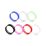 Double Flared Saddle Ear Skin Tunnels Ultra Soft Silicone Flexible
