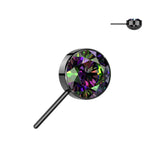 Bezel Set CZ Forward Facing Top