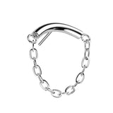 Curved Bar Chain linked Threadless