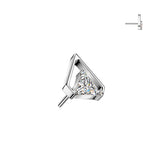 Triangle CZ Top With Outline