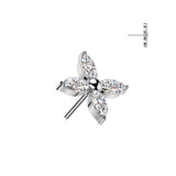 Marquise CZ Flower Top