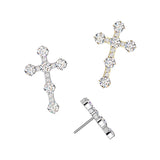 Cross Top With CNC Pave CZ