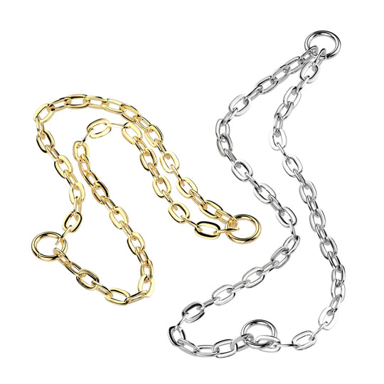 Titanium Connector Double Chain With 2 O-ring