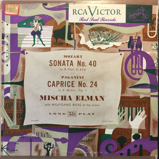 Wolfgang Amadeus Mozart, Niccolò Paganini – Sonata No. 40, In B-Flat, K.454 / Caprice No. 24, In A Minor, Op.1