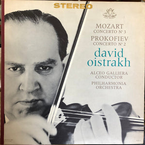 Mozart* - Prokofiev* / David Oistrakh*, Alceo Galliera, Philharmonia Orchestra – Concerto No. 3 / Concerto No. 2