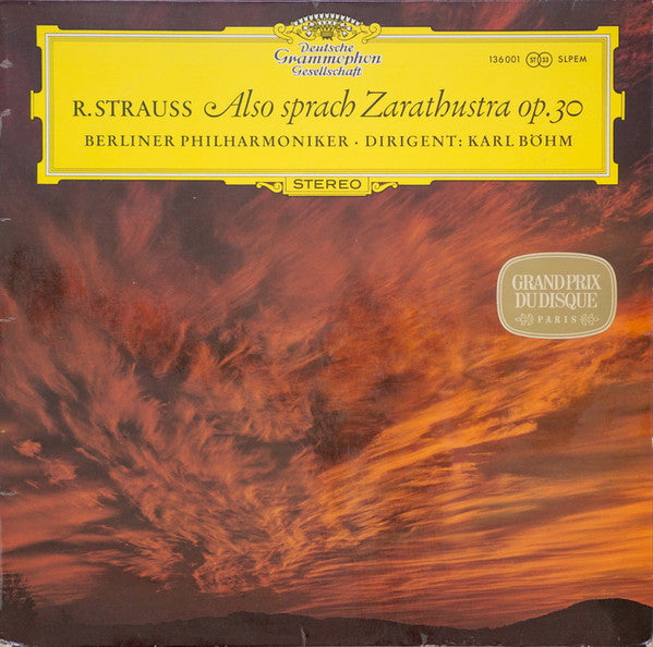 R. Strauss* - Berliner Philharmoniker, Karl Böhm – Also Sprach Zarathustra, Op. 30