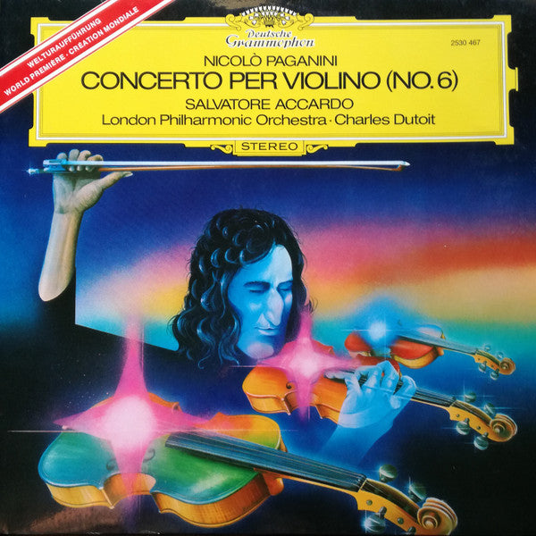 Nicolò Paganini* - Salvatore Accardo • London Philharmonic Orchestra • Charles Dutoit – Concerto Per Violino (No. 6)