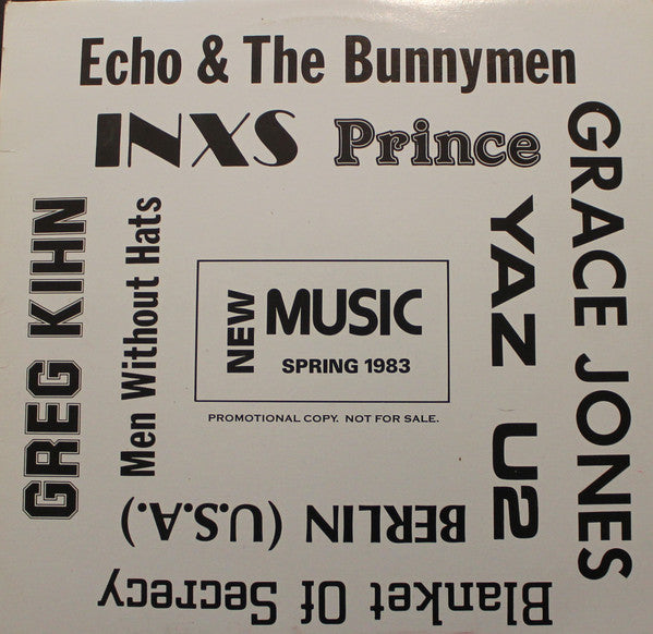 Various – New Music - Spring 1983