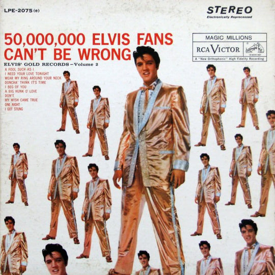 Elvis Presley – 50,000,000 Elvis Fans Can't Be Wrong (Elvis' Gold Records, Vol. 2)