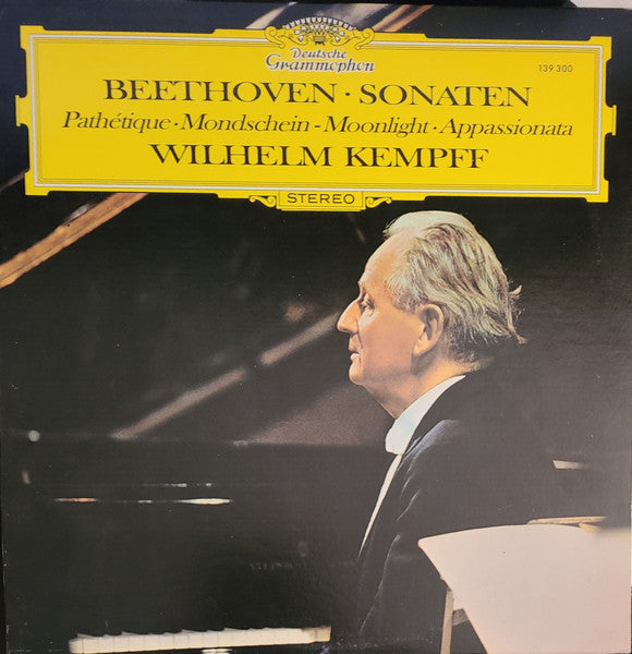 Beethoven, Wilhelm Kempff – Sonaten - Pathétique · Mondschein - Moonlight · Appassionata