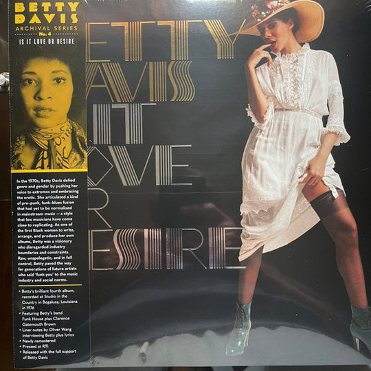 Betty Davis – Is It Love Or Desire