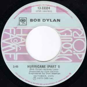 Bob Dylan – Hurricane (Part I) / Mozambique