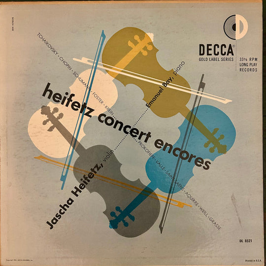 Jascha Heifetz, Emanuel Bay – Heifetz Concert Encores