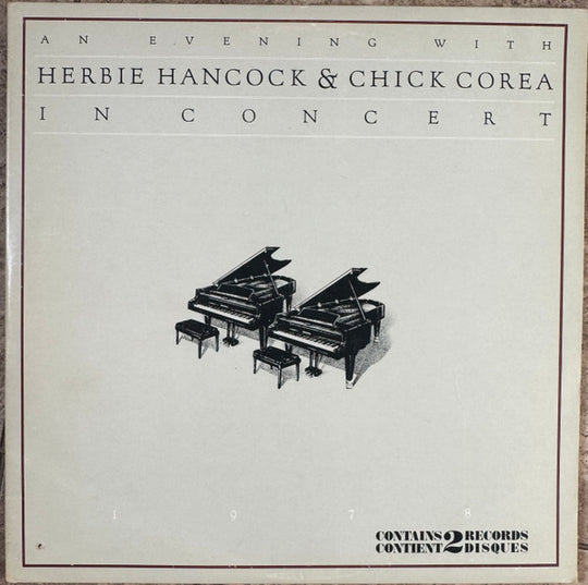Herbie Hancock & Chick Corea – An Evening With Herbie Hancock & Chick Corea In Concert 1978
