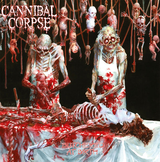 Cannibal Corpse – Butchered At Birth (White With Red Splatter)