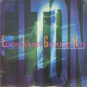 Elton John – Greatest Hits Volume III 1979-1987