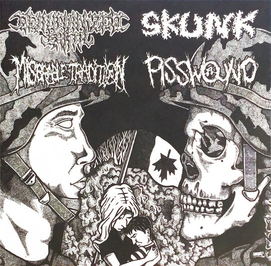 Dehumanized Earth / Miserable Tradition / Skunk / Pisswound – Dehumanized Earth / Miserable Tradition / Skunk / Pisswound