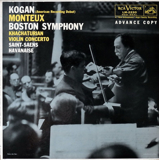Kogan*, Monteux*, Boston Symphony* – Khachaturian* / Saint-Saens* – Violin Concerto / Havanaise
