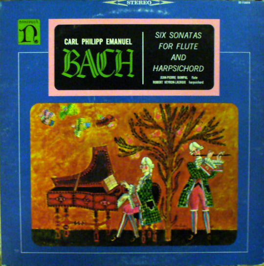 Carl Philipp Emanuel Bach, Jean-Pierre Rampal, Robert Veyron-Lacroix – Six Sonatas For Flute And Harpsichord