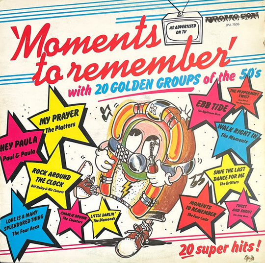 Various – Moments To Remember With 20 Golden Groups Of The 50's