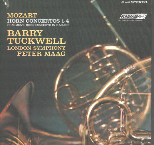 Mozart, Barry Tuckwell, London Symphony*, Peter Maag – Horn Concertos 1-4