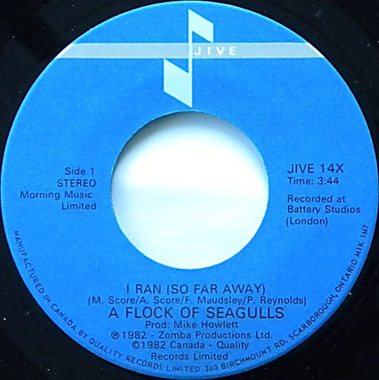 A Flock Of Seagulls – I Ran (So Far Away)