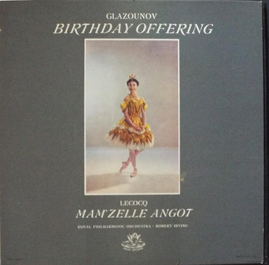 Alexander Glazunov, Charles Lecocq, Royal Philharmonic Orchestra, Robert Irving (2) – Birthday Offering and Mam'zelle Angot