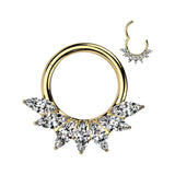 7 Marquise CZ Fan