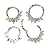7 Marquise CZ Fan