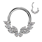 3 Marquise CZ on Each Side