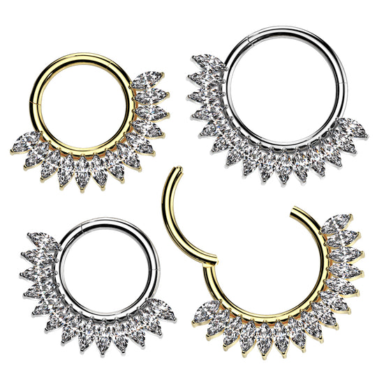 Segment Hoop Ring Forward Facing