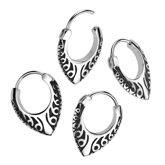Tribal Teardrop Earring (Pair