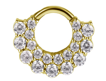 18k gold plated CoCr jewelled Clicker
